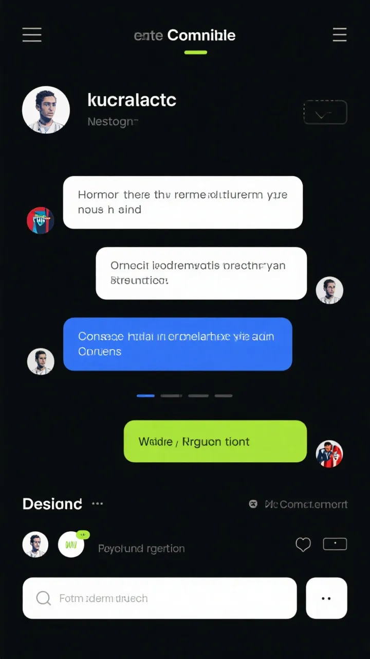 互动社区界面预览